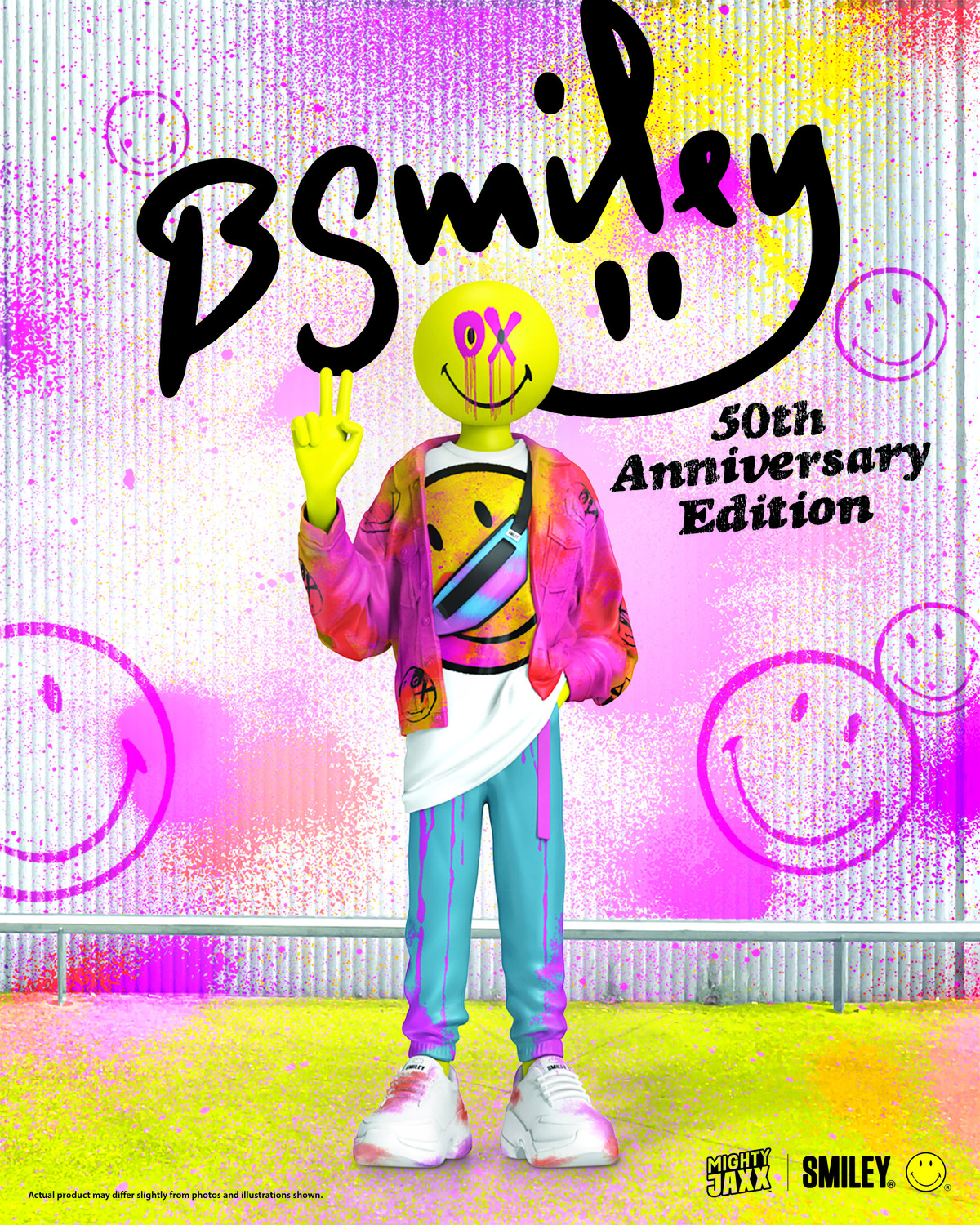 5. Mighty Jaxx &nbsp;B. Smiley（50周年纪念版）收藏品.jpg